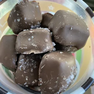 Salted caramel chocolates