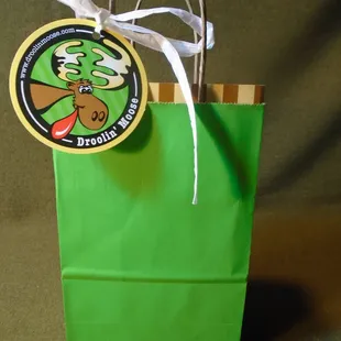My bag of goodies.