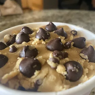 Chocolate Chip Frozen Dough!