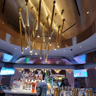 a man behind the bar