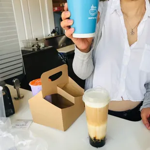 Ceylon Latte with Cheese Foam