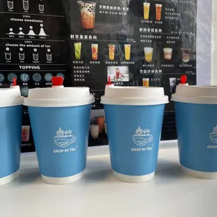 Strawberry pudding latte