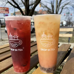 Fruit Tea and Yakult