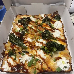 Fries on a pizza?