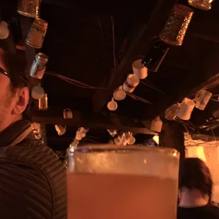 Blue moon in the tavern