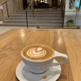 Latte amazing in a beautiful historic hotel Noelle!