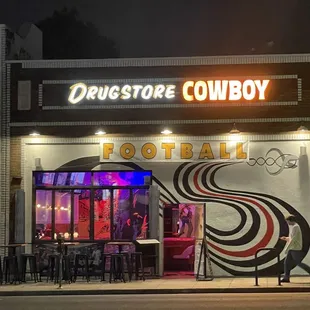 the outside of the store