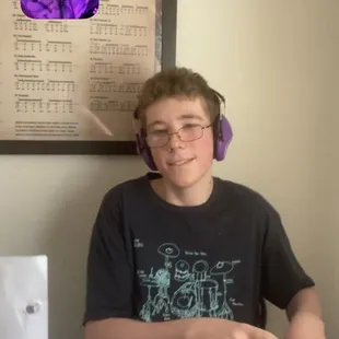 This is Liam a 16 year old special needs student of mine, he ROCKS! GO LIAM!