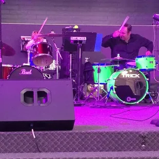 Drum lesson with Chip