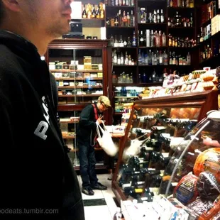 a man in a store