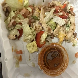 Leftovers and still delicious....great hot sauce included!