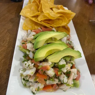 Ceviche and Chips