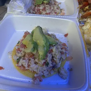 Ceviche Tostada