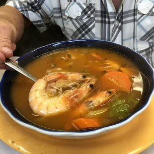 Shrimp soup