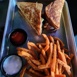 Grilled cheese with bacon