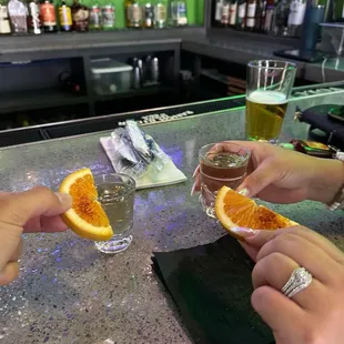 Tequila shots