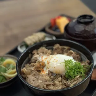 Gyu don set (Lunch Only)