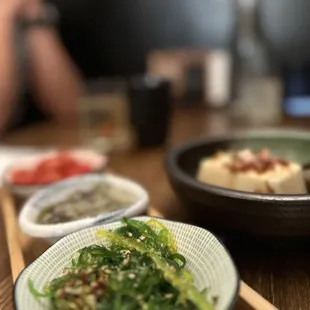 Drunken combo and cold tofu