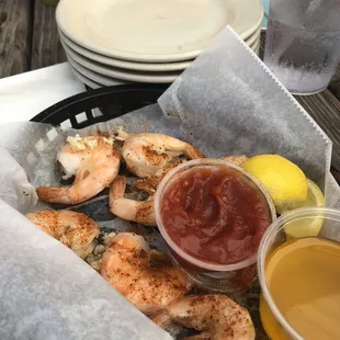 Half pound of shrimp - peel n eat