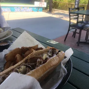 Cheesesteak was delcious