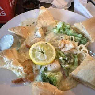 Shrimp Alfredo