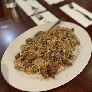 Thai Fried Rice with Beef