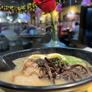 Pork belly Ramen noodles