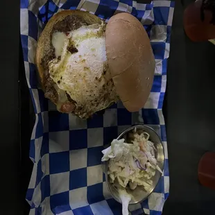 Hangover burger !...$14