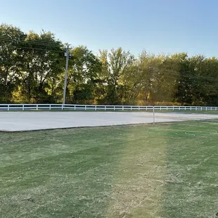 Sand volleyball courts