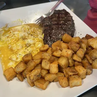 Father's Day special steak and eggs...$18.99