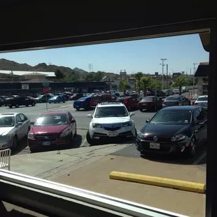 Look out from waiting area