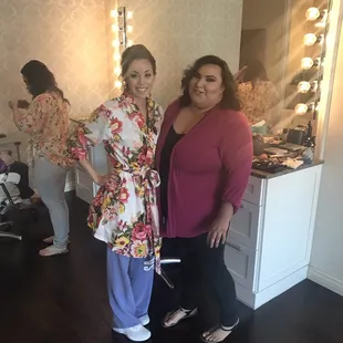 Angel, she was my stylist and make up artist. Magnificent woman!