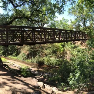 Some bridge that nearby residents cross to get into the park.