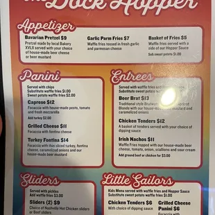 New food truck menu. Yes, Dry Dock Brewing has their own food truck!