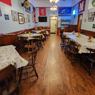 View towards bathroom