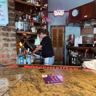 Grabbing lunch to go