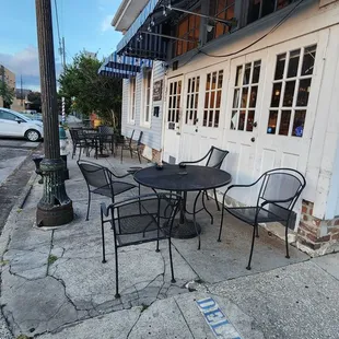 Outside tables