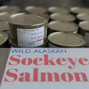 Canned goods as well