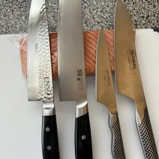 No sashimi knife but the Enso was very happy to be chosen and it was splendid