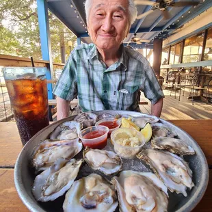 Oyster on the half shell
