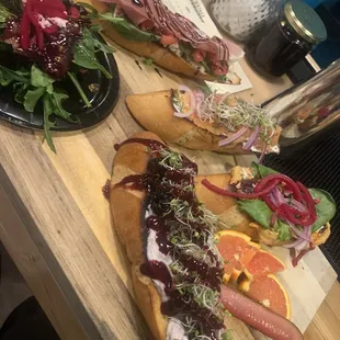 the four piece crostini from attached restaurant