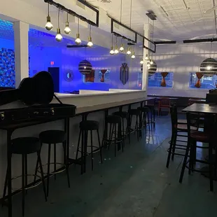 Music area with open mic on Fridays!