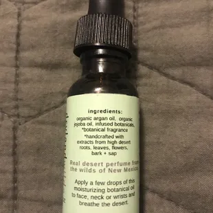 Sagebrush snakeweed beauty oil