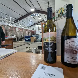 Tasting room counter