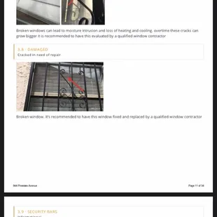 Unsafe security bars