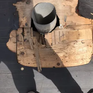 More leaks around penetrations in the roof this can be identified before any major problems occurs