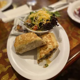 Steak Beef and Mushroom Alfredo Wrap