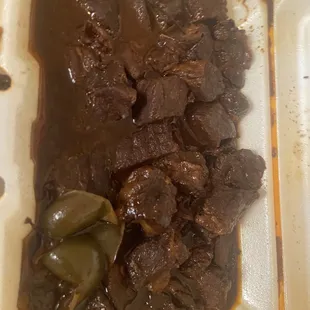 beef and peppers