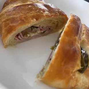 Jalapeño, Ham, and Cheese Croissant