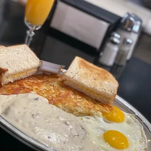 Chicken Fried Steak Breakfast